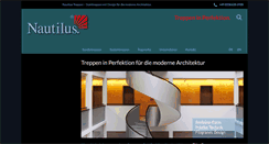 Desktop Screenshot of nautilus-treppen.de